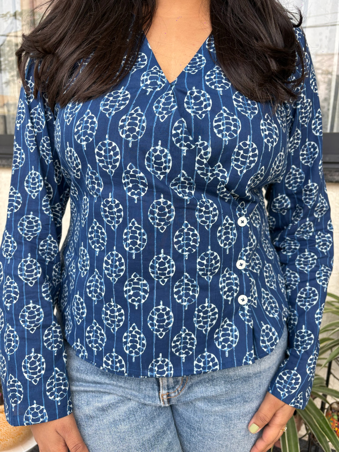 Noor indigo shirt