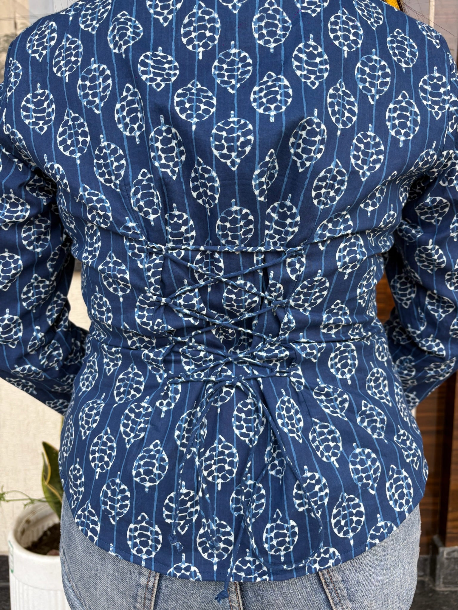 Noor indigo shirt