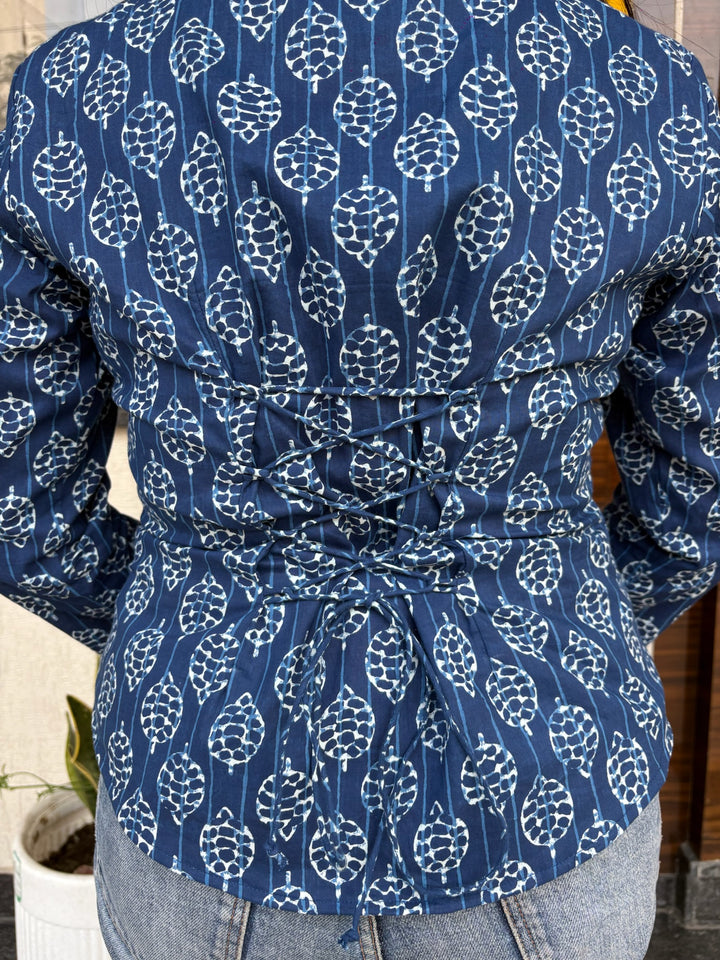 Noor indigo shirt