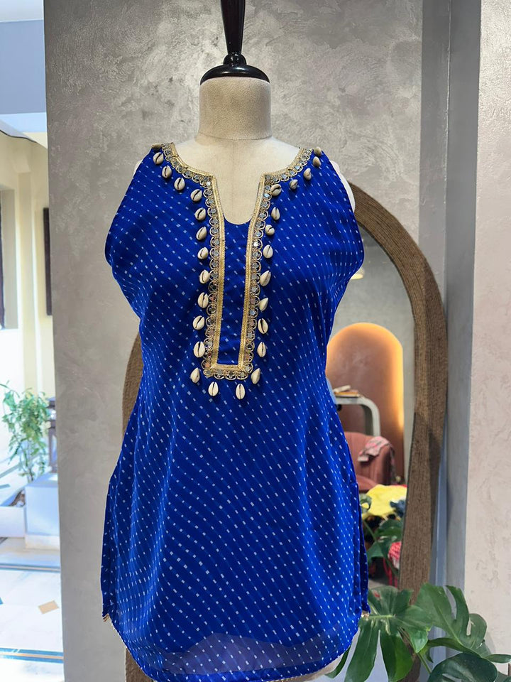 Gorgette Shell Kurti
