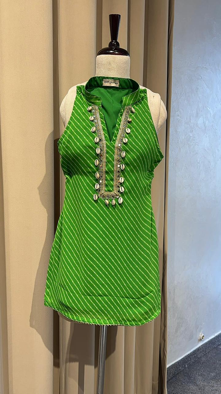 Gorgette Shell Kurti