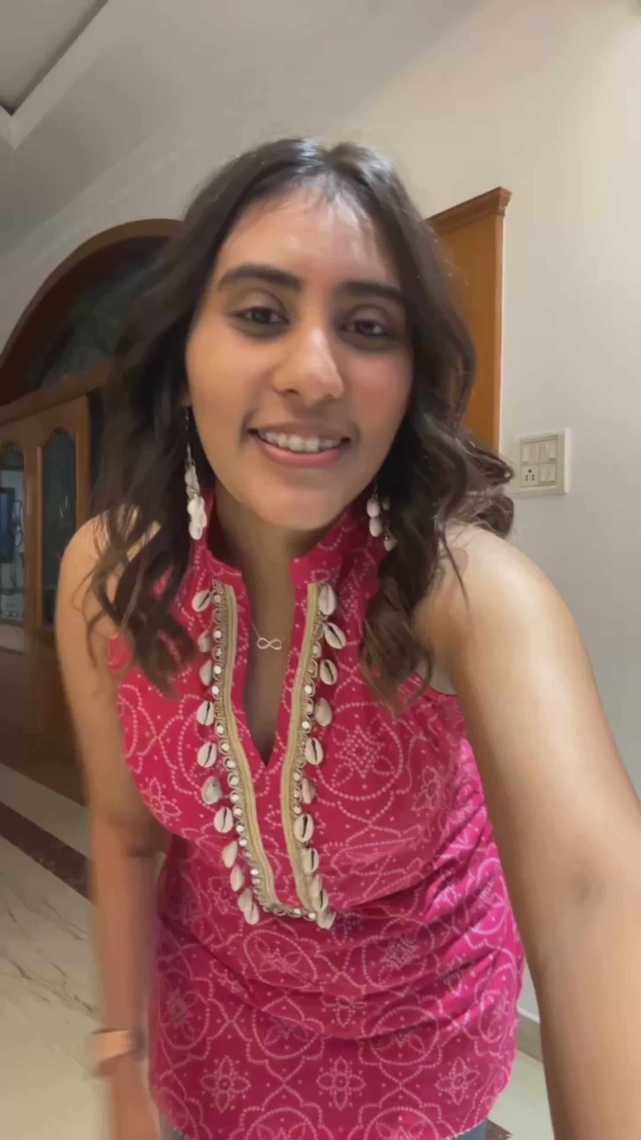 Pink Shell Kurti